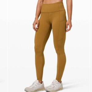 lululemon | Fast and Free High-Rise Tight 28" Brushed Nulux - size 6
